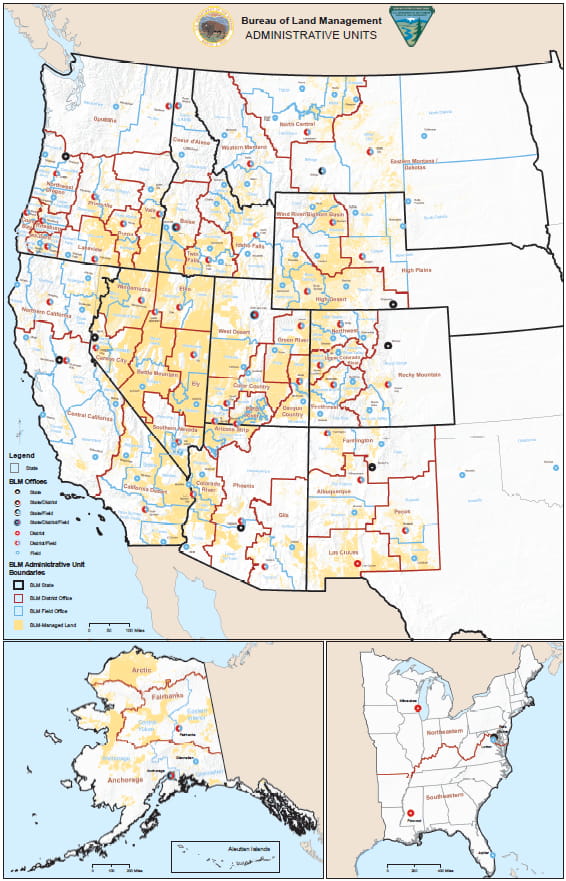 Frequently Requested Maps Bureau of Land Management